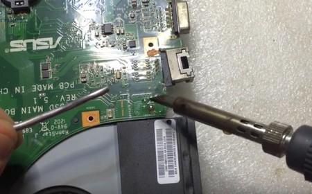 Ремонт разъема питания ноутбука