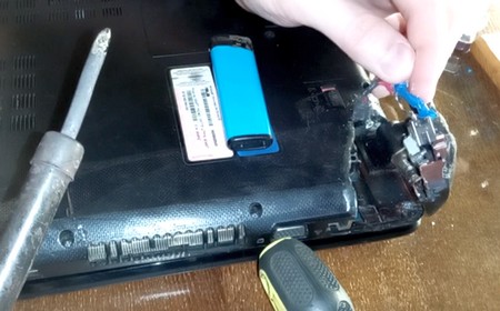 Ремонт разъема питания ноутбука