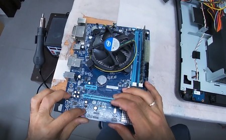 Замена материнской платы на моноблоке